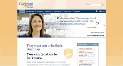 Desktop Screenshot of guardianpharmacy.net